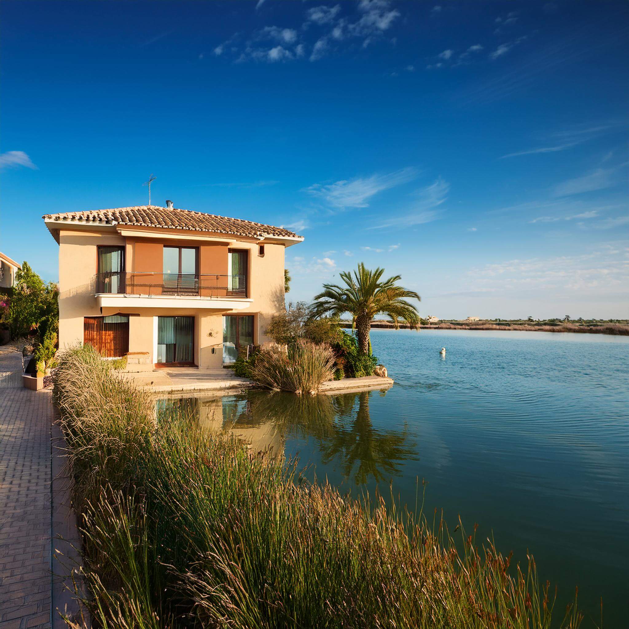 Modern Waterfront Property